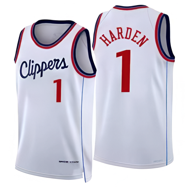 Баскетбольная джерси James Harden Los Angeles Clippers White Nike
