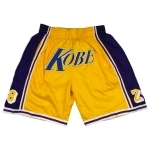 Баскетбольные шорты Just Don Kobe Bryant Yellow 8 24