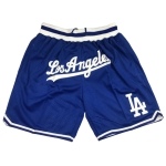 Баскетбольные шорты Los Angeles Dodgers Just Don Blue