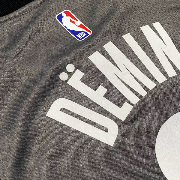 джерси Егор Дёмин Brooklyn Nets Jordan Statement Edition Grey