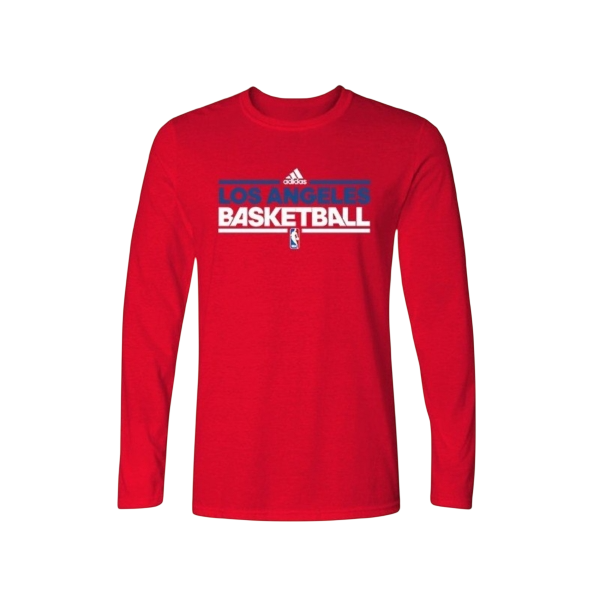 Лонгслив Adidas Los Angeles Clippers Climalite red