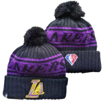 Шапка Los Angeles Lakers NBA New Era Black Purple