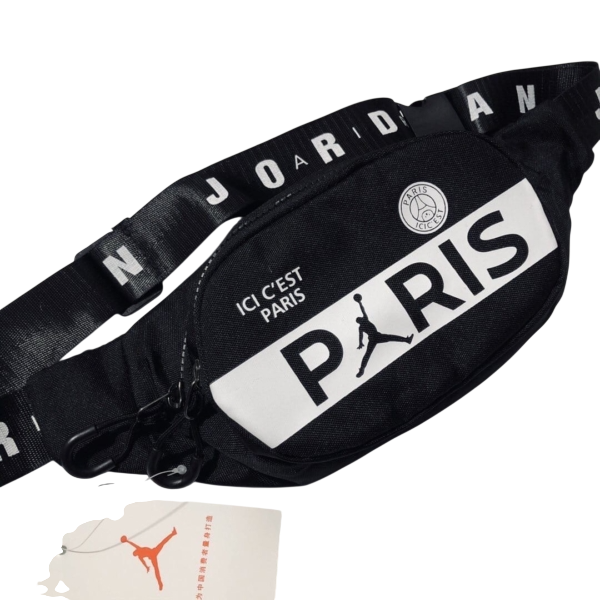 Сумка на пояс Nike Jordan Paris Saint-Germain PSG Waist Belt Bag Black White